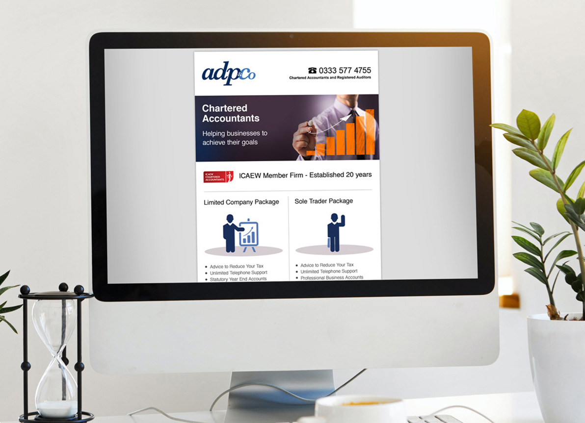 Adpco Accountants Ltd Email Design